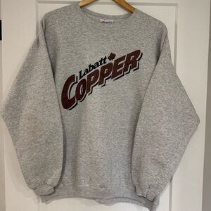 Vintage Labatt Copper Crewneck - XL